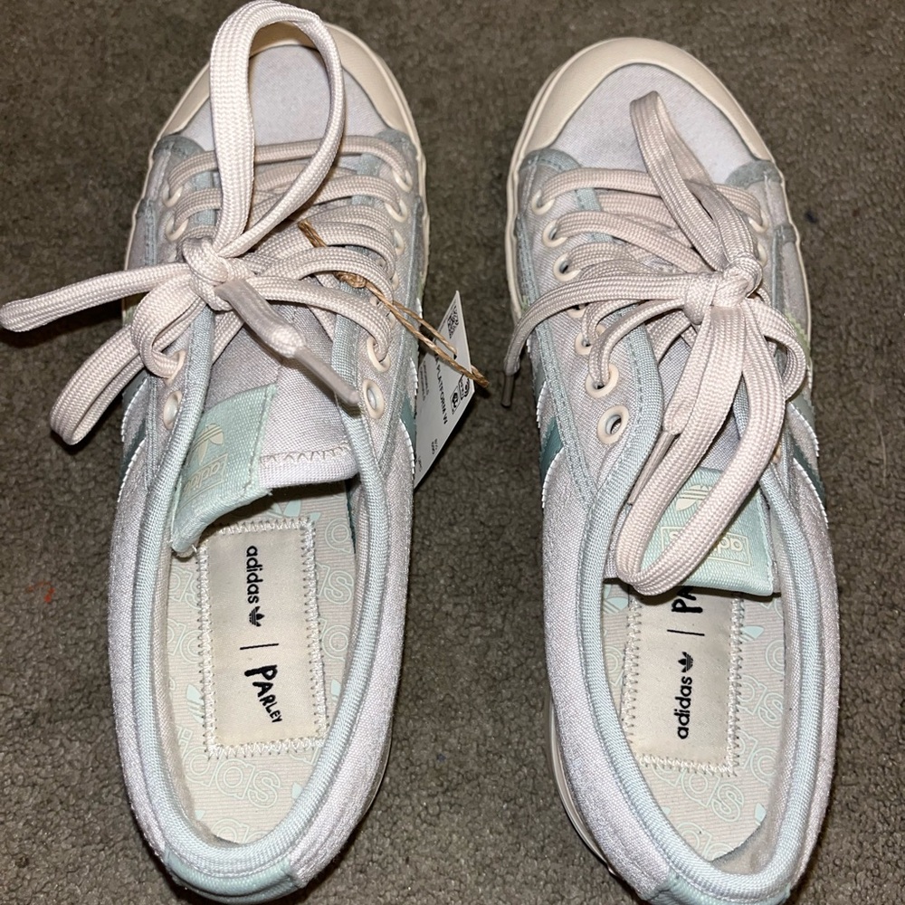 adidas Light Blue Platform Sneakers - Picture 5 of 5